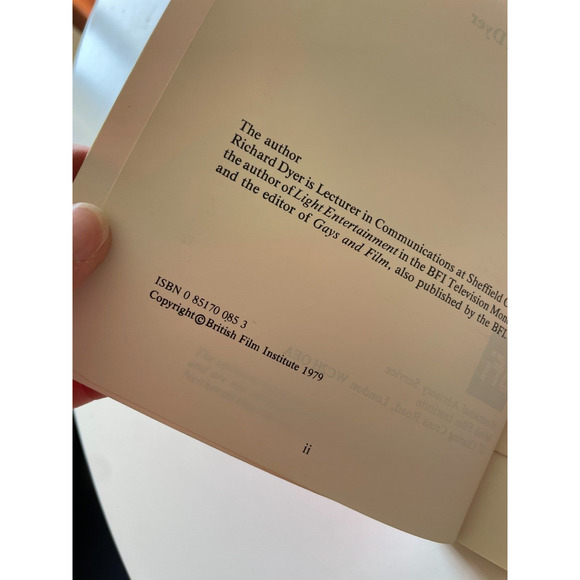 Stars by Richard Dyer, Paperback 1979, BFI Publishing - Highlighted - Picture 5 of 6